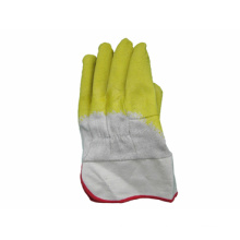 Heavy Duty Safety Cuff Latex Coated Working Glove-5207